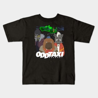 Oddtaxi ''Odokawa'' Anime Kids T-Shirt